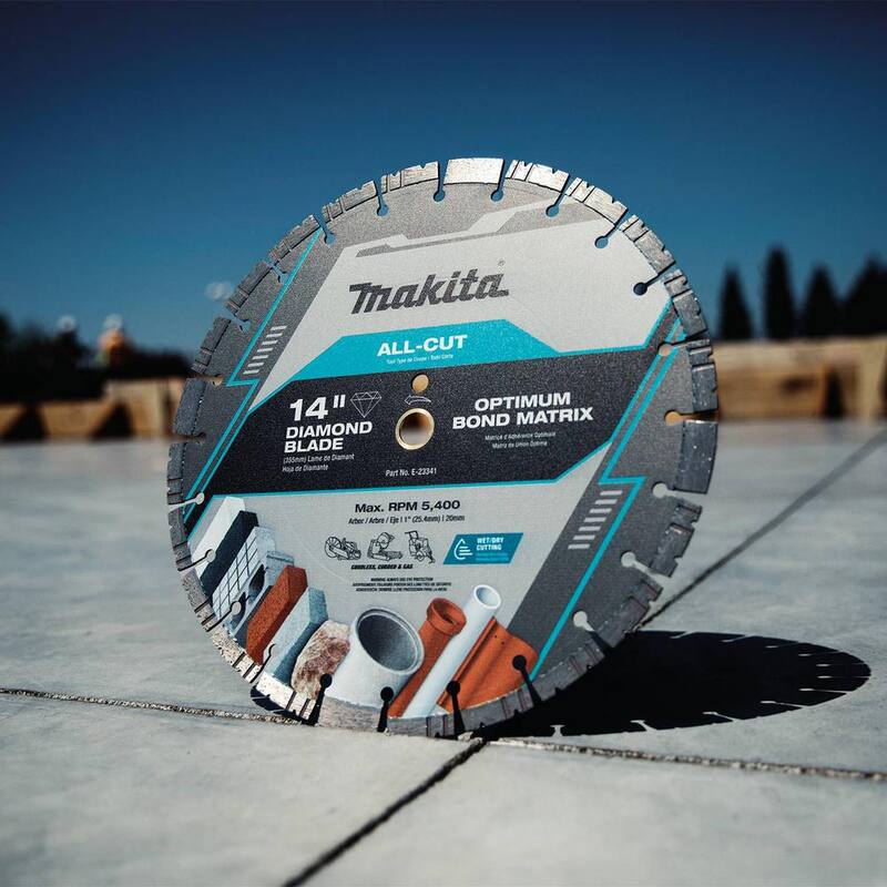 Disco de Diamante Makita de 14 pulgadas con Borde Segmentado para Todo Tipo de Cortes - E-23341