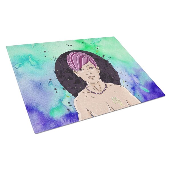 Carolines Treasures Virgo Zodiac Sign Glass Cutting Board Large - BB7322LCB