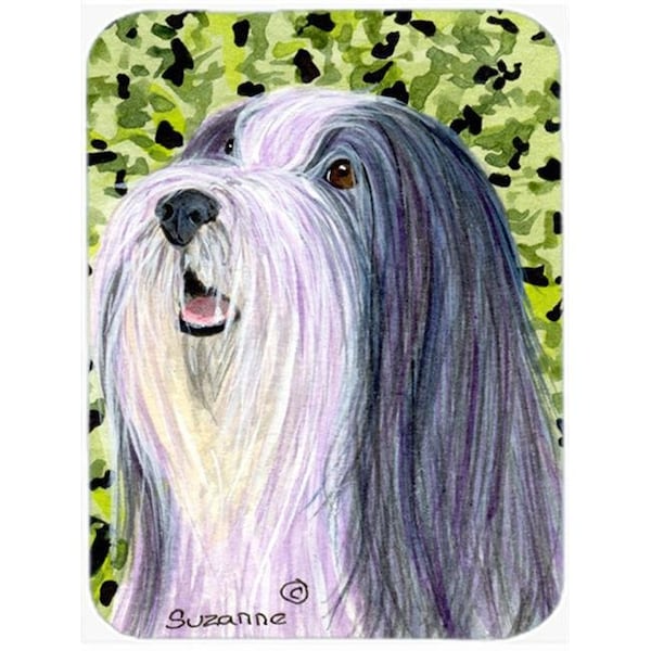 Carolines Treasures Carolines Treasures SS8808LCB Bearded Collie Glass Cutting Board; Large - SS8808LCB