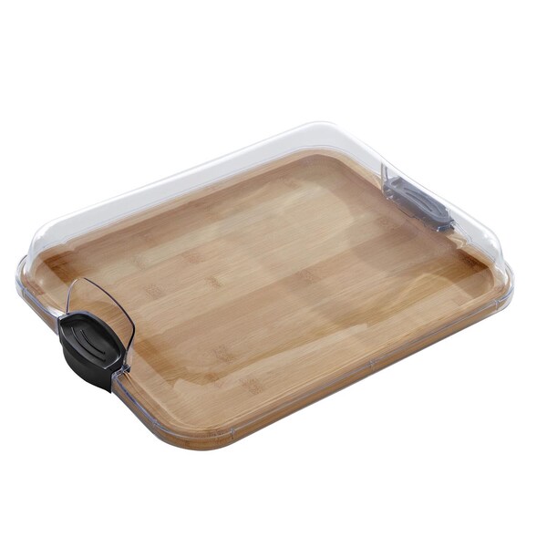 Lifetime 14 in. L X 11 in. W Bamboo Cutting Board & Serve Tray - 5317453