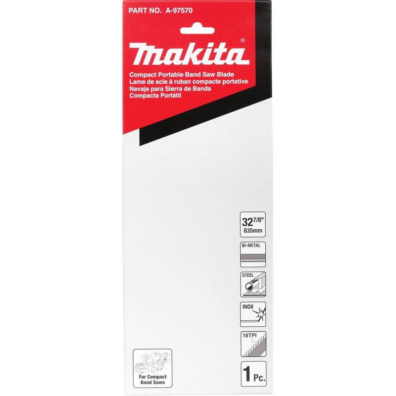 Hoja de sierra de cinta portátil compacta de 32-7/8 pulgadas y 18 TPI para usar con sierras de 32-7/8 pulgadas - A-97570