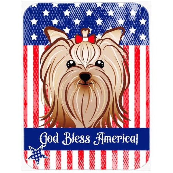 Carolines Treasures Carolines Treasures BB2134LCB Yorkie Yorkshire Terrier Glass Cutting Board; Large - BB2134LCB