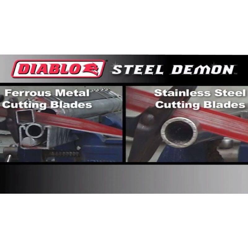 DIABLO 6 pulgadas 14/18 TPI Hojas de sierra reciprocas bimetálicas para metal mediano - DS0614BF25