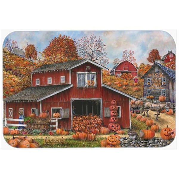 Carolines Treasures Carolines Treasures PTW2025LCB Pick Your Own Pumpkins Fall Glass Cutting Board; Large - PTW2025LCB