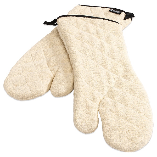 San Jamar Oven Mitt, Terrys Hvy Dty, 500F Cap, 17", PR - 817TM