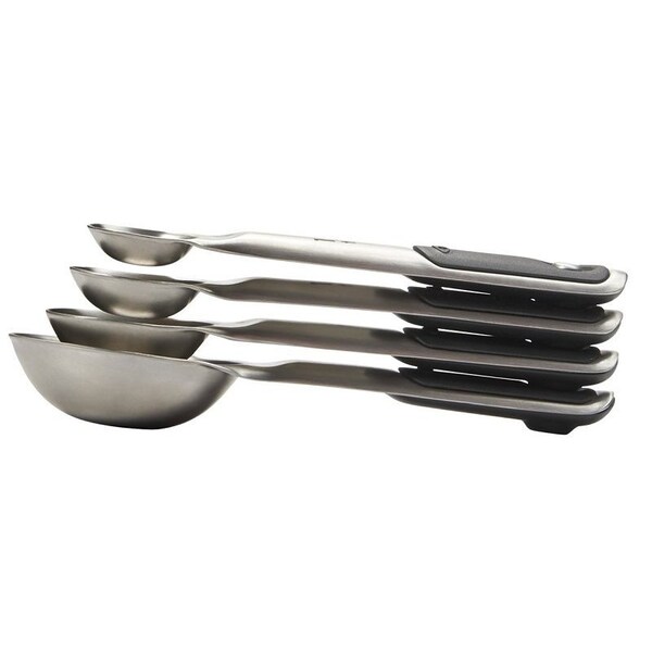 Oxo International Good Grips Measuring Spoon Set, Stainless Steel - 11132100