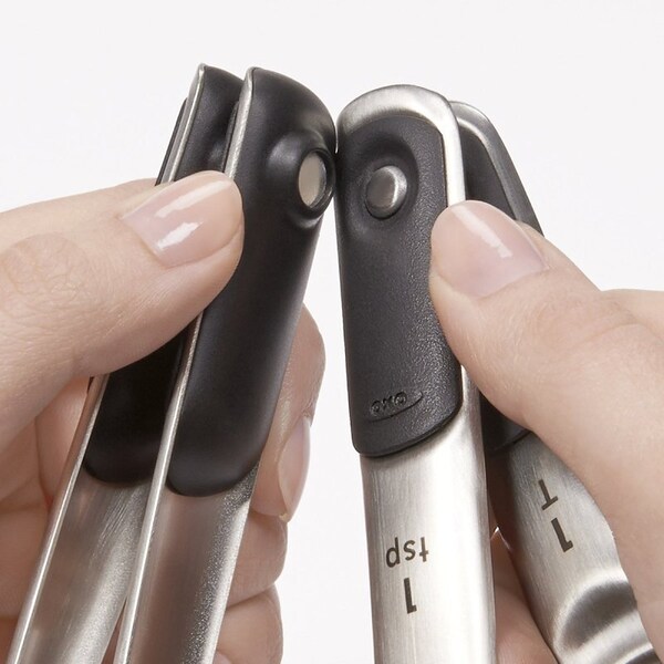 Oxo International Good Grips Measuring Spoon Set, Stainless Steel - 11132100
