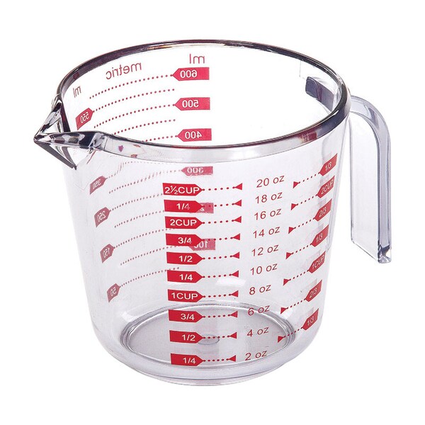 Progressive Progressive Prepworks 2.5 cups Plastic Clear Measuring Cup - BA-3405