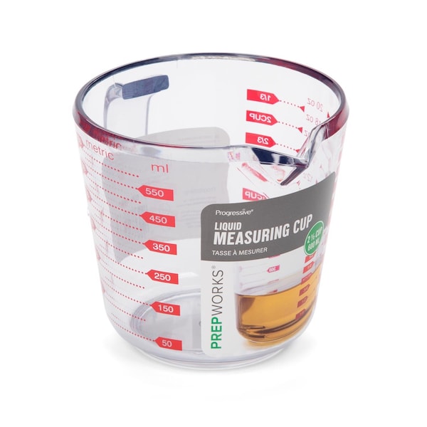 Progressive Progressive Prepworks 2.5 cups Plastic Clear Measuring Cup - BA-3405