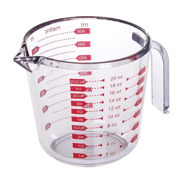 Progressive Progressive Prepworks 2.5 cups Plastic Clear Measuring Cup - BA-3405