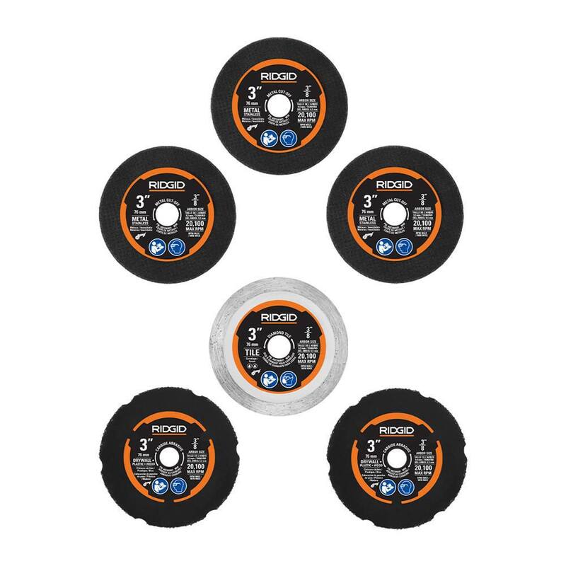 Kit de ruedas de corte RIDGID (6 piezas) - AC7CW61