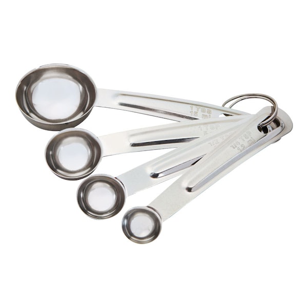 Good Cook Good Cook Stainless Steel Silver Measuring Spoon Set - 19875