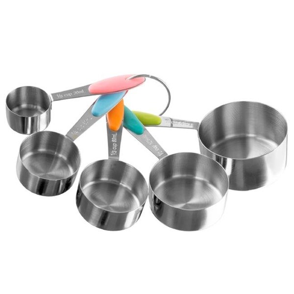 Classic Cuisine Classic Cuisine 82-KIT1037 Stainless Steel Measuring Cups Set - 5 Piece - 82-KIT1037