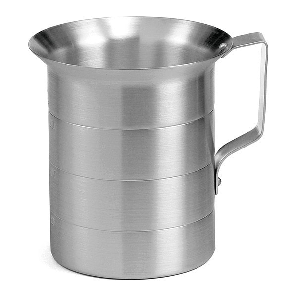 Tablecraft Grad Measures, Alu, Stamped W/OZ/L, 2 Qt - 434