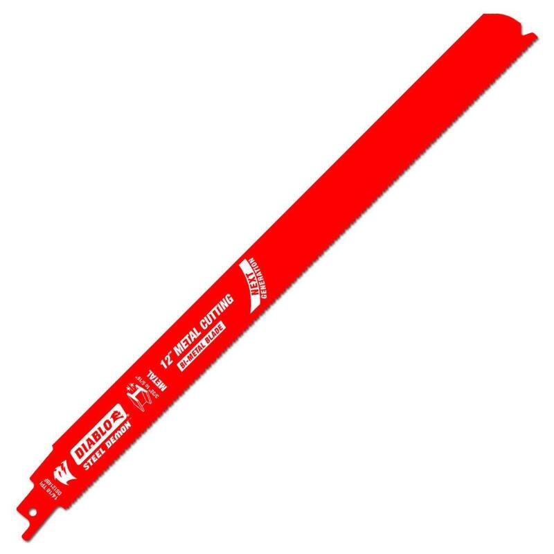 DIABLO 12 pulgadas 14/18 TPI Hojas de sierra reciprocante bimetálicas para metal mediano - DS1214BF5