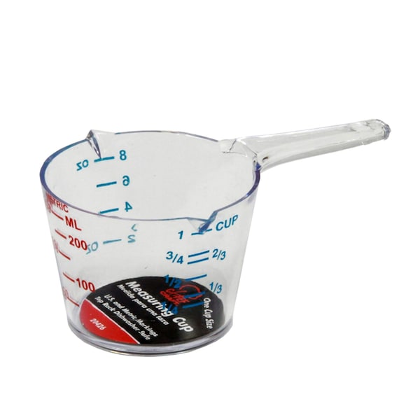 Chef Craft Corporati Chef Craft 1 cups Plastic Clear Measuring Cup - 20426