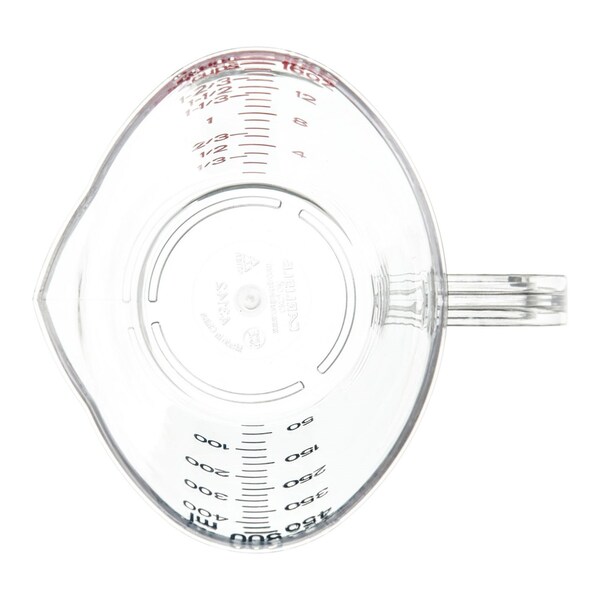 Carlisle Foodservice Commercial Measuring Cup, 1 pt, Clear - 4314207