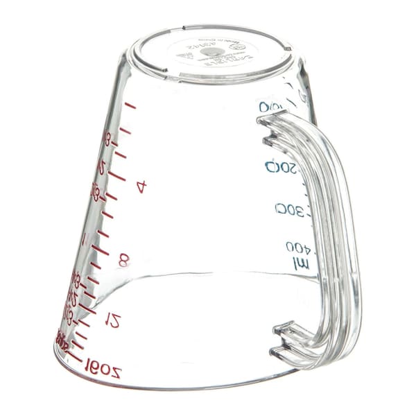 Carlisle Foodservice Commercial Measuring Cup, 1 pt, Clear - 4314207