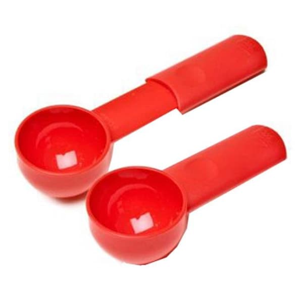 Bradshaw Bradshaw 12475 Plastic Coffee Measure Scoop - Red; Pack Of 6 - 674168