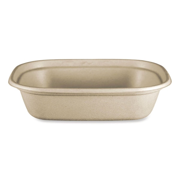 World Centric Fiber Containers, 8.7 x 6.5 x 2.1, Natural, Paper, 400PK - CT-SC-U2-LFP