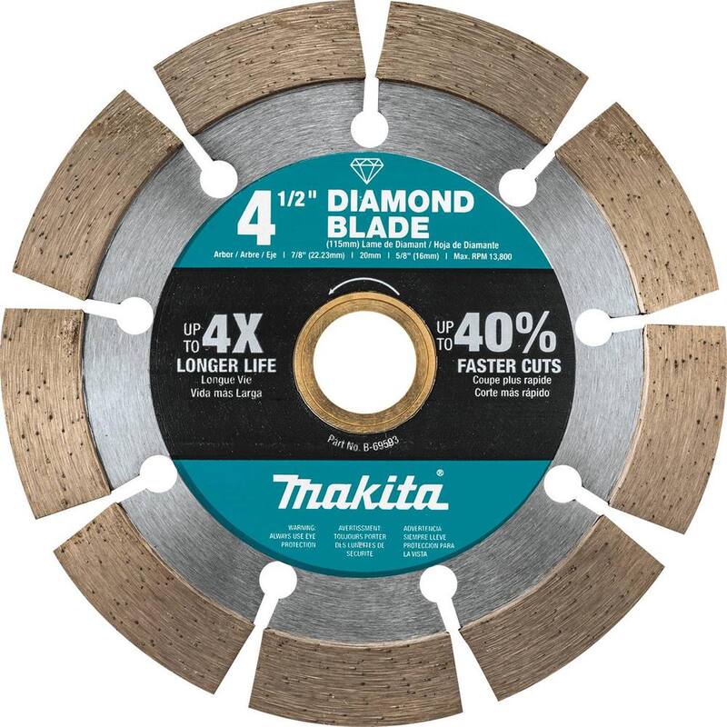 Disco de Diamante con Borde Segmentado de 4.5 in. para Uso General - B-69593