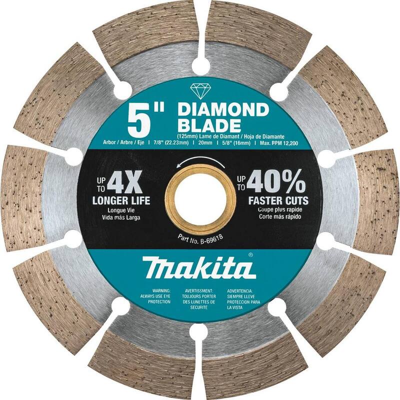 Disco de Diamante de Borde Segmentado de 5 pulgadas para Uso General - B-69618