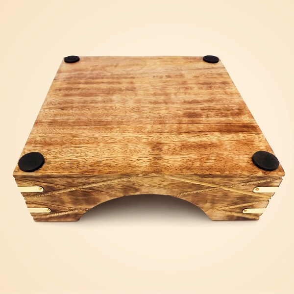 Vintiquewise Tabletop Decorative Wood Napkin Holder for Kitchen, Dining Table and Counter Tops - QI004390