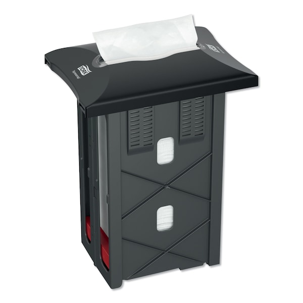 Tork Xpressnap In-Counter Napkin Dispenser, 9.9 x 7 x 13.5, Black - 6032120