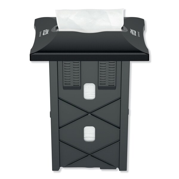 Tork Xpressnap In-Counter Napkin Dispenser, 9.9 x 7 x 13.5, Black - 6032120