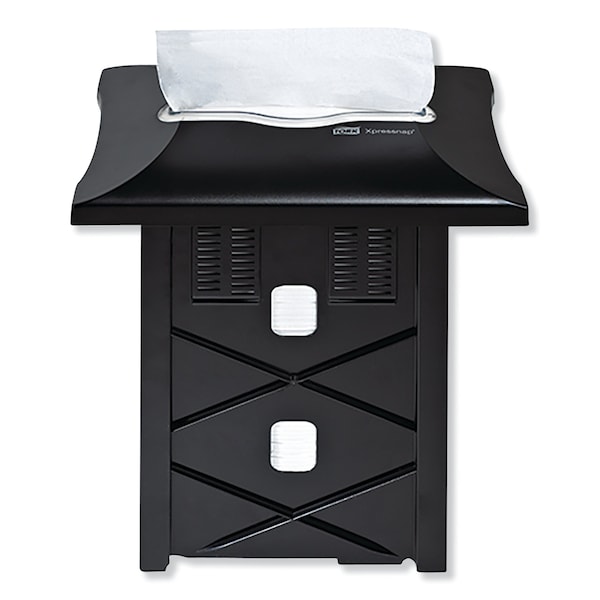 Tork Xpressnap In-Counter Napkin Dispenser, 9.9 x 7 x 13.5, Black - 6032120