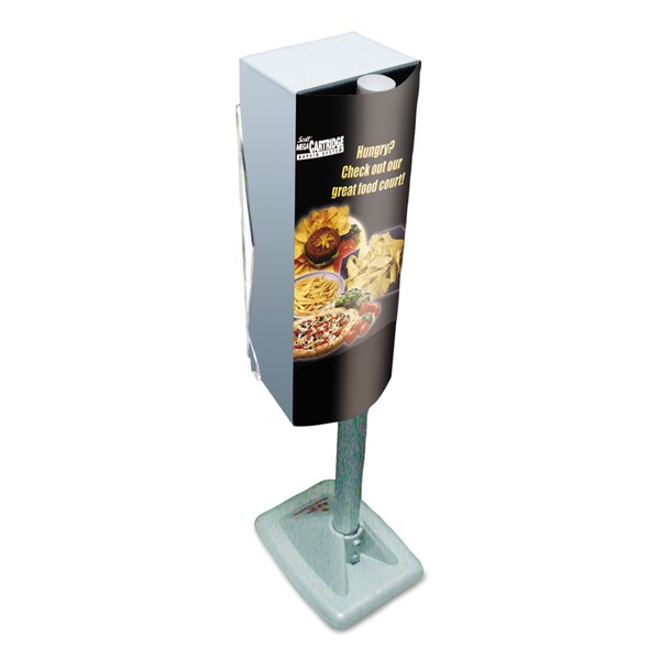 Scott Mega Cartridge Napkin System Pole Mount Kit, Gray, 11.8 x 8.8 x 38.3 - KCC 09135