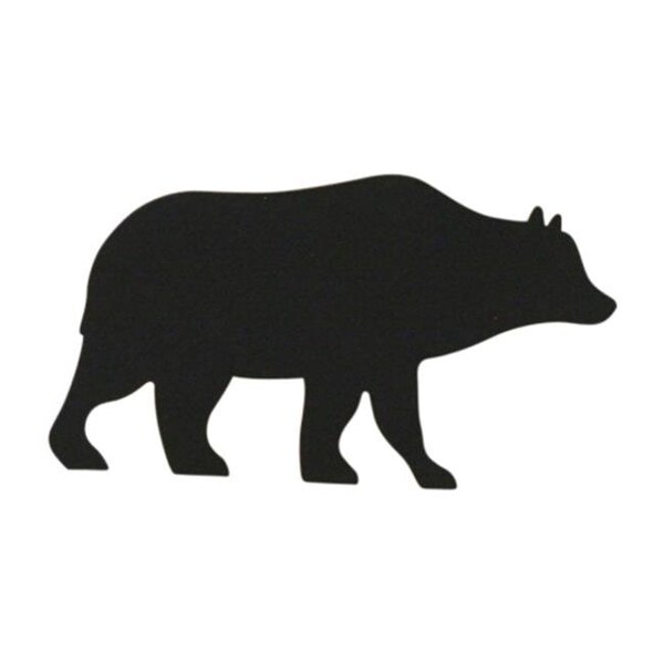 Village Wrought Iron Village Wrought Iron NR-14 Bear Napkin Ring - Black - NR-14