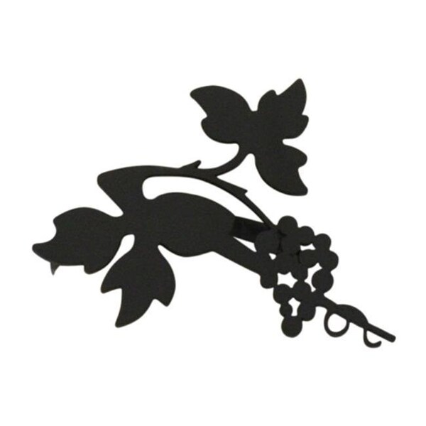 Village Wrought Iron Village Wrought Iron NR-157 Grapevine Napkin Ring - Black - NR-157