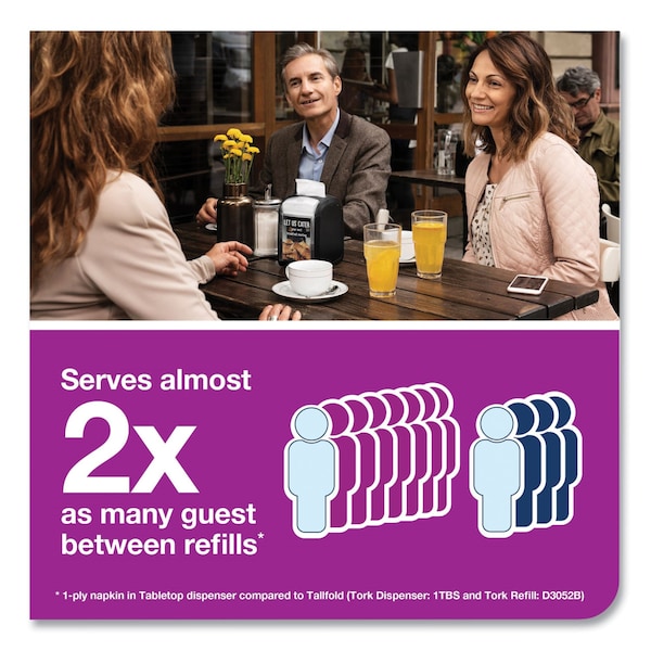 Tork Xpressnap Fit Starter Pack, 4 x 6 x 7, Black - 800723