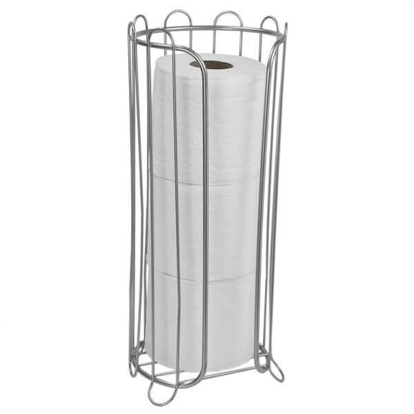 Home Basics Home Basics Satin Nickel Toilet Paper Holder - ZOR96243