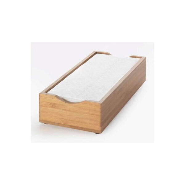 Cal Mil Plastics Cal-Mil 1234 Bamboo Napkin Holder 9-1/2"W x 4-3/4"D x 2"H - 1234