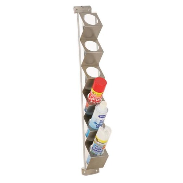 Prairie View Industries Prairie View XUP6CH 6 Can Aluminum Upright Holder - 34.5 x 4.25 x 4.25 in. - Pack of 20 - XUP6CH