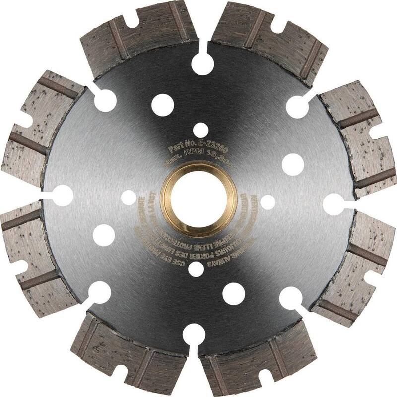 Disco de Diamante de Borde Segmentado de Makita de 4.5 pulgadas - E-23260