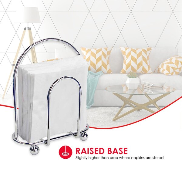 Home Basics Home Basics Chrome Napkin Holder - ZOR96190