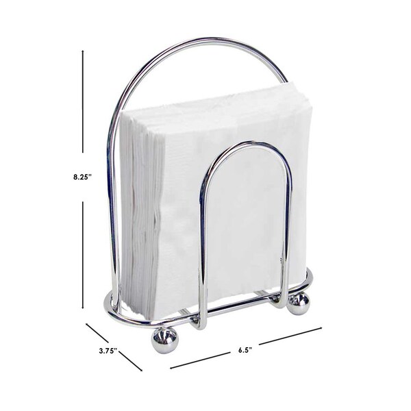 Home Basics Home Basics Chrome Napkin Holder - ZOR96190