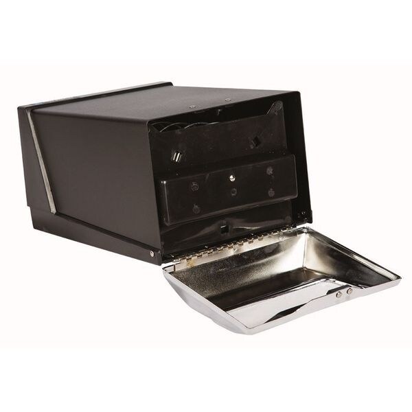 Zoro Select Plastic, Steel, Color Black, Chrome, 300 - H3001BKC