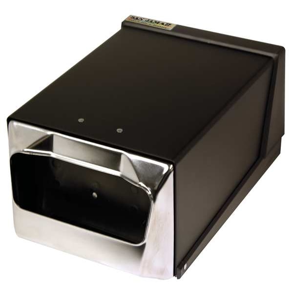 Zoro Select Plastic, Steel, Color Black, Chrome, 300 - H3001BKC