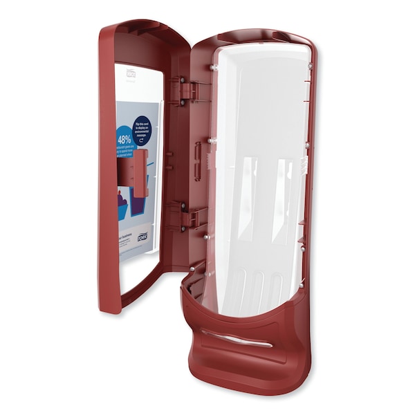 Tork Xpressnap Stand Napkin Dispenser, 9.25 x 9.25 x 24.5, Red - 6336000
