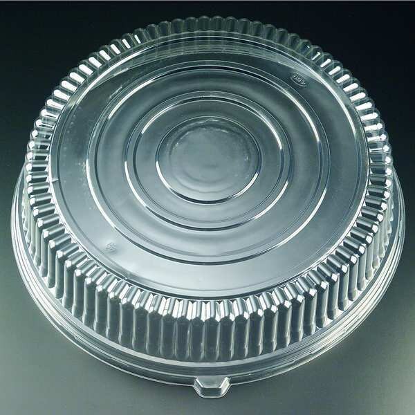 Emi Yoshi Clear Round Plastic Lid 18", PET, Pk25 - EMI-380LP