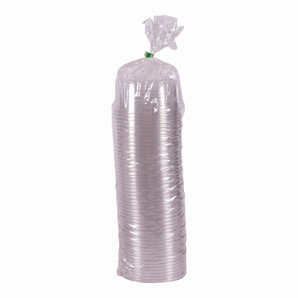 Eco-Products Round Deli Containers, 12 oz, 4.63 in. Diameter x 2.13 in.h, Clear, Plastic, 500PK - EP-RDP12