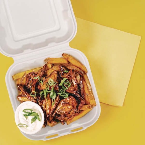 Dart Compostable Fiber Hinged Trays, ProPlanet Seal, 8.03 x 8.38 x 1.93, Ivory, Molded Fiber, 200PK - HC8FBR1