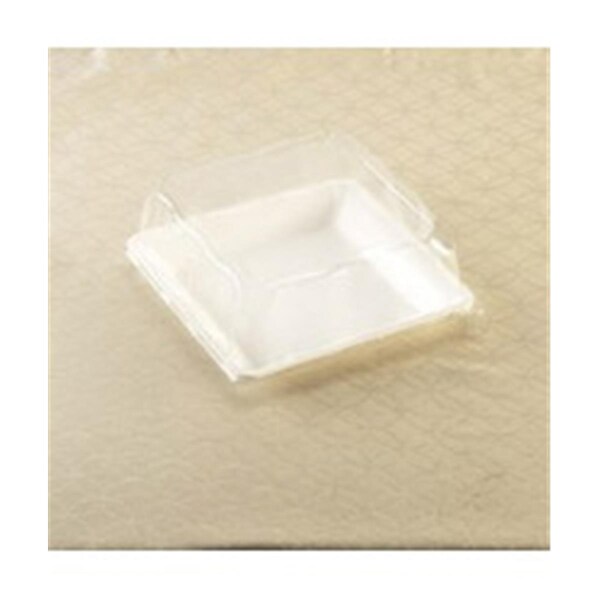 Emi Yoshi 10.75 in. x 10.75 in. Square PET Dome Lid - Clear, 50PK - EMI-1111LP