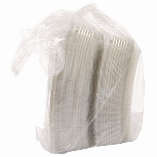 Dart StayLock Clear Hinged Lid Containers, 8.6 x 9 x 3, Clear, Plastic, 200PK - C55UT1