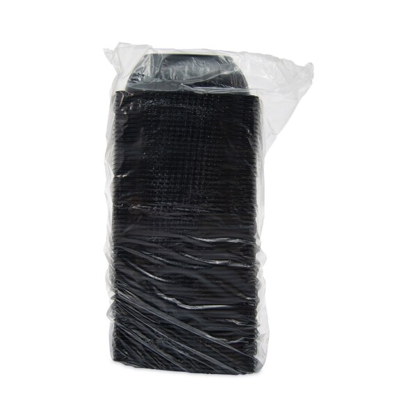 Dart PresentaBowls Pro Black Square Bowls, 48 oz, 8.5 x 8.5 x 2.6, Plastic, 252PK - B48SB