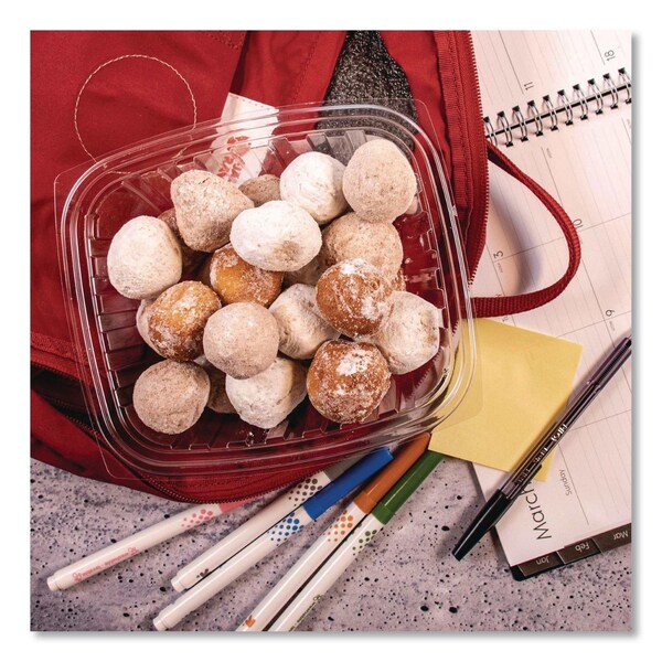 Dart ClearPac Containers, 32 oz, 9.4 x 6.8 x 2.1, Plastic, 504PK - C32DER
